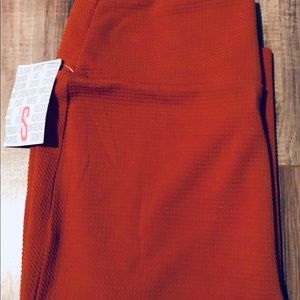 Small Cassie skirt solid  burnt orange